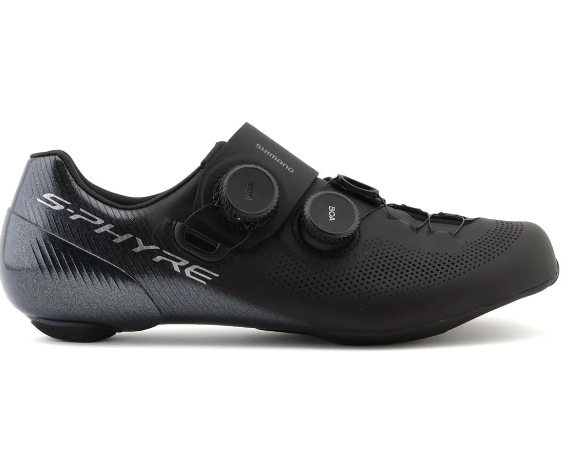 Shimano SH-RC903E S-PHYRE Road Bike Shoes (Black) (Wide Version) (40) (Wide)