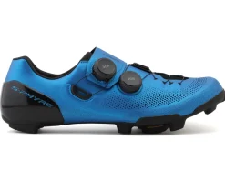 Shimano SH-RX910 S-PHYRE Gravel Bike Shoes (Blue) (42) (Standard) (w/ Cleat Pontoon)