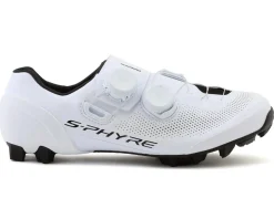 Shimano SH-XC903 S-PHYRE Mountain Bike Shoes (White) (Wide Version) (43) (Wide)