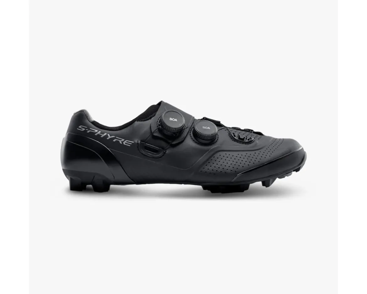 Shimano SH-XC902E S-PHYRE Mountain Bike Shoes (Black) (Wide Version) (40) (Wide)