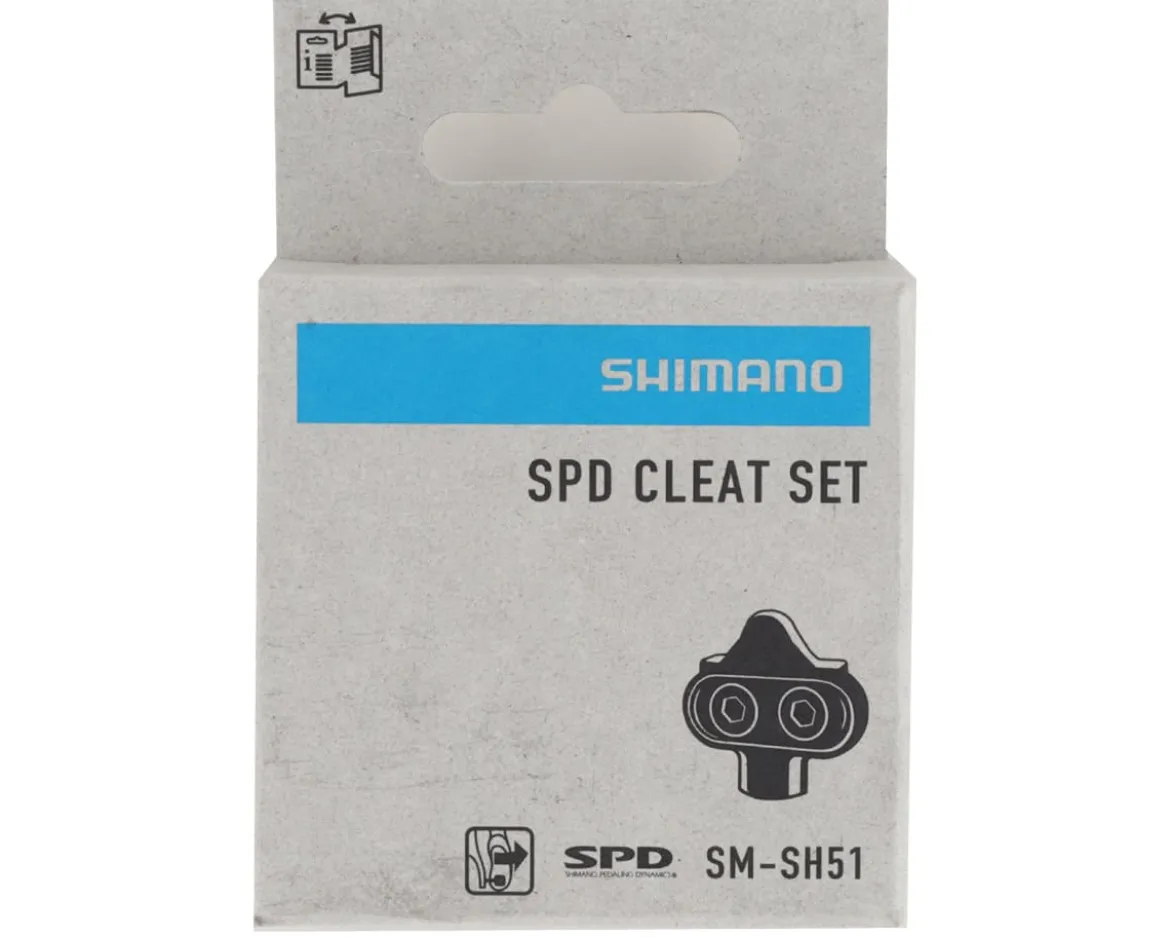 Shimano SM-SH51 SPD Cleats (Black) (4°) (Standard) (Lateral Release)