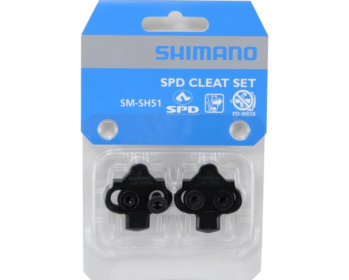 Shimano SM-SH51 SPD Cleats (Black) (4°) (Lateral Release)