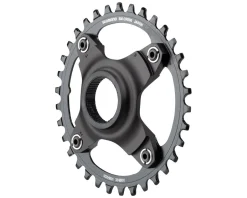 Shimano Steps E-MTB Direct Mount Chainring (Black) (1 x 10/11 Speed) (Single) (53mm Chainline) (34T)