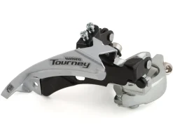 Shimano Tourney FD-TY600-L6 Front Derailleur (3 x 6/7/8 Speed) (31.8/34.9mm) (Top Swing) (Dual Pull) (42T Max)