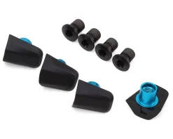 Shimano Ultegra FC-R8100 Fixing Bolt & Nut Set (Black) (For 46T-36T) (M8 x10.1)