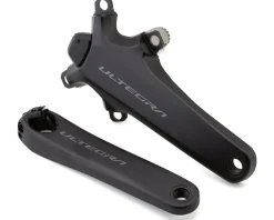 Shimano Ultegra FC-R8100-P Power Meter Crankset (165mm) (No Chainrings) (Black) (2 x 12 Speed) (Hollowtech II)