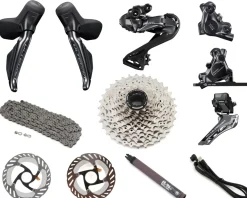 Shimano Ultegra R8100 Di2 Groupset (Black) (2 x 12 Speed) (11-34T) (Disc Brake)