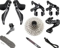 Shimano Ultegra R8150 Di2 Rim Brake Groupset (Black) (2 x 12 Speed) (11-34T)