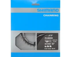 Shimano XT M8000 SM-CRM80 Chainring (Black) (1 x 11 Speed) (Single) (30T) (96mm Aysm. BCD)