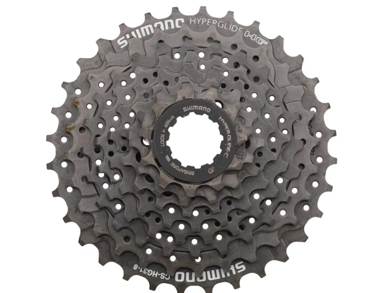 Shimano Altus CS-HG31 Cassette (Black) (8 Speed) (Shimano HG) (11-30T)