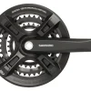 Shimano Altus M311 Crankset w/ Guard (Black) (3 x 7/8 Speed) (Square Taper) (175mm) (42/32/22T)
