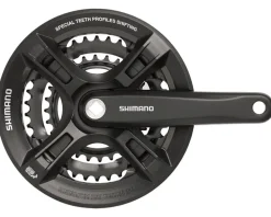 Shimano Altus M311 Crankset w/ Guard (Black) (3 x 7/8 Speed) (Square Taper) (175mm) (42/32/22T)