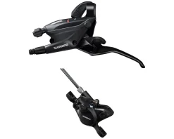 Shimano Altus ST-EF505 Hydraulic Disc Brake/Lever Set (Black) (Caliper Included) (Left) (Post Mount) (2x) (Resin Pad)
