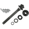 Shimano Complete Front Axle (For SLX FH-M665, Deore FH-M595, HB-M590)