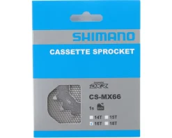 Shimano CS-MX66 Single Speed Cassette Cog (Silver) (3/32") (16T)