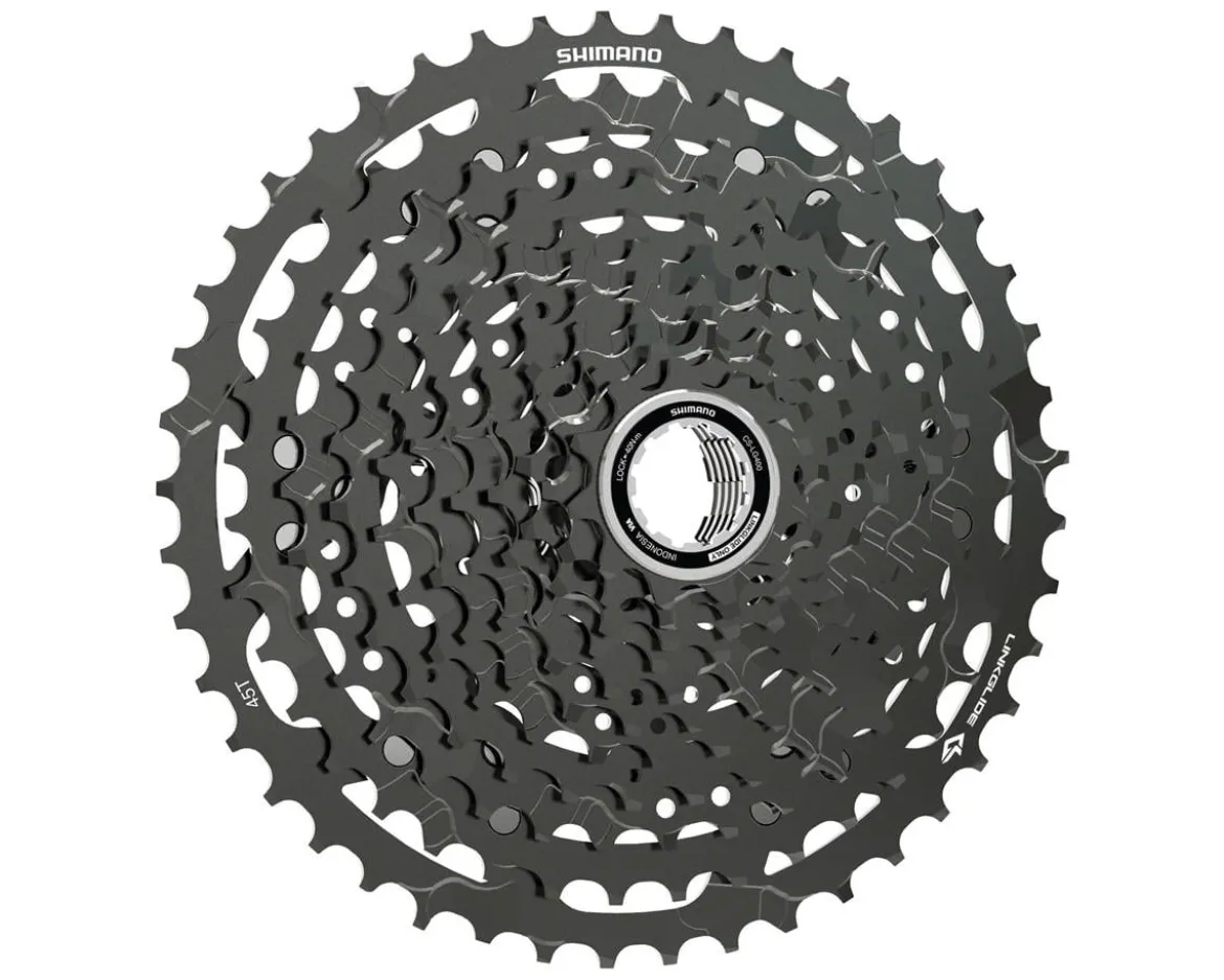 Shimano CUES CS-LG400-11 LinkGlide Cassette (Black) (11 Speed) (Shimano HG) (11-45T)