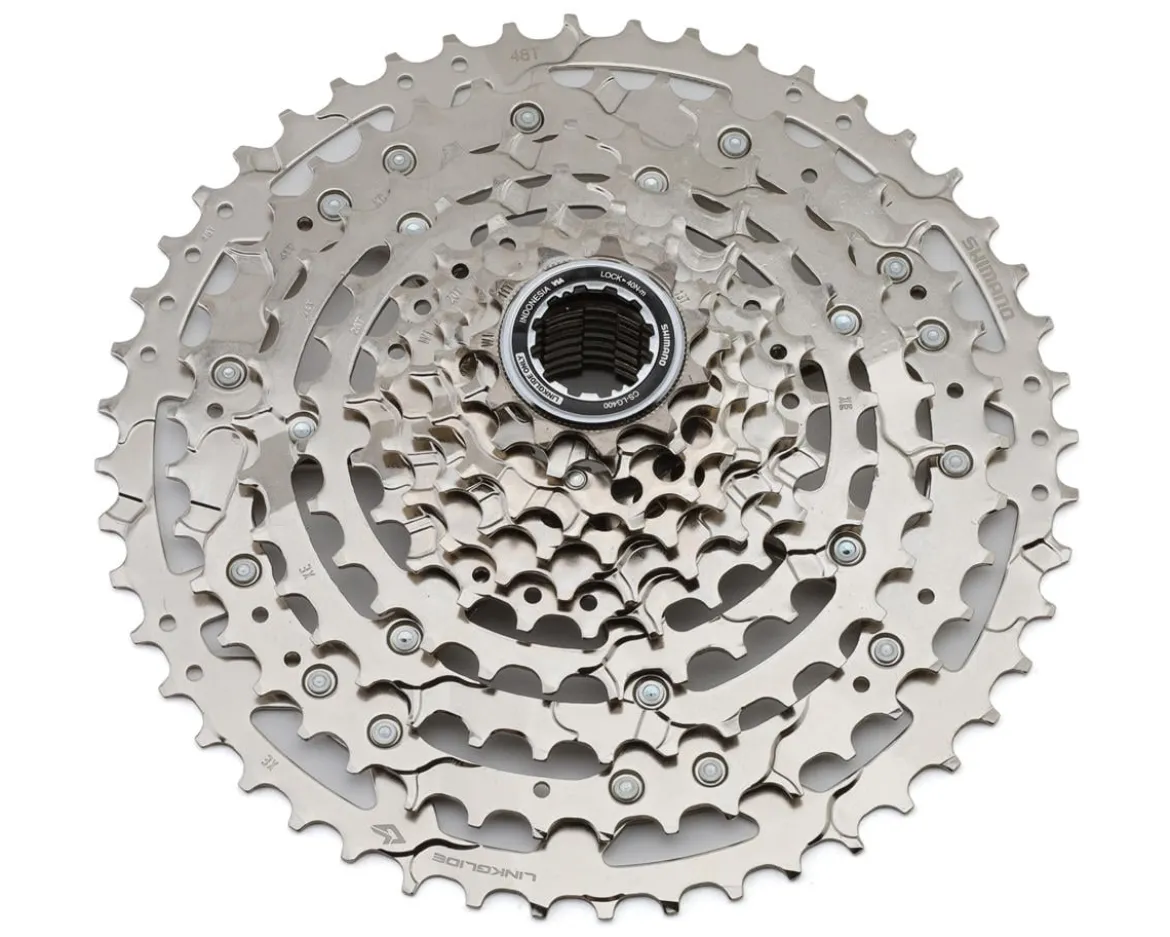 Shimano CUES CS-LG400 Linkglide Cassette (Silver) (Shimano HG) (10 Speed) (11-48T)