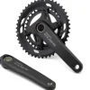 Shimano CUES FC-U6040-2 Crankset (Black) (2 x 9/10 Speed) (175mm) (46/32T) (Hollowtech II)