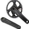 Shimano CUES FC-U6030-1 Crankset W/Chainring (Black) (1 x 9/10/11 Speed) (170mm) (40T) (Hollowtech II)