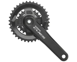 Shimano CUES FC-U4000-2 Crankset w/Chainrings (Black) (2 x 9/10/11) (170mm) (36/22T) (Square Taper)