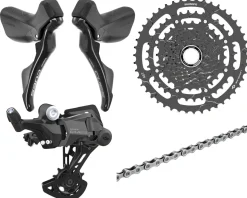 Shimano CUES 1 x 9 Speed Road/Gravel Groupset (Black) (Brake Calipers Sold Separately)