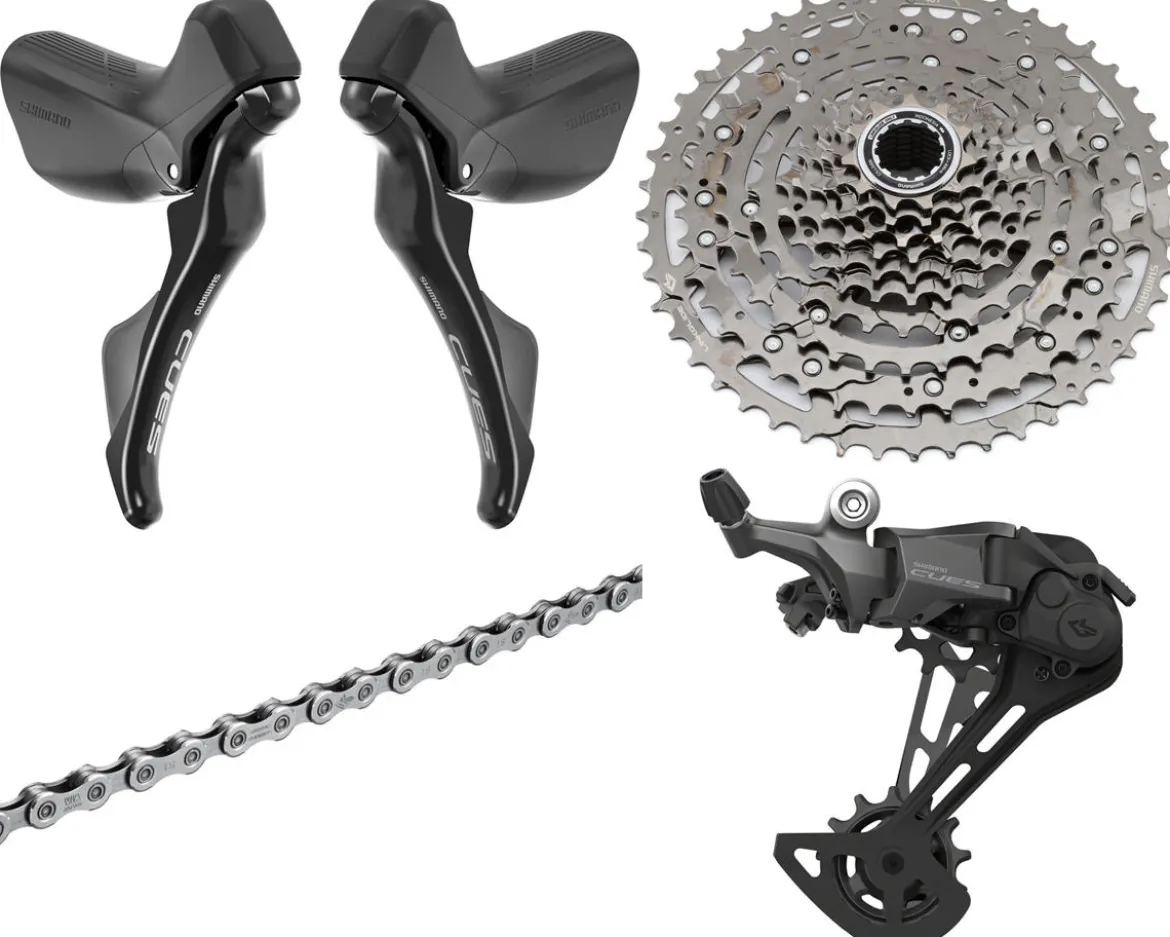 Shimano CUES 1 x 10 Speed Road/Gravel Groupset (Black) (Brake Calipers Sold Separately)