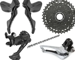 Shimano CUES 2 x 9 Speed Road/Gravel Groupset (Black) (Brake Calipers Sold Separately)