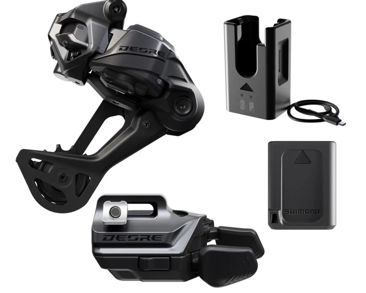 Shimano Deore Di2 M6250 Drivetrain Upgrade Kit (Black) (Long Cage) (I-SPEC EV) (SGS)