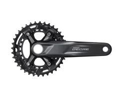 Shimano Deore M5100 Crankset w/ Chainrings (2 x 11 Speed) (51.8mm Chainline) (175mm) (36/26T)
