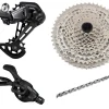 Shimano Deore M6100 Mountain Bike Mini Groupset (Black) (1 x 12 Speed) (Brakes Sold Separately)