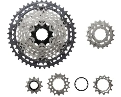 Shimano Deore XT CS-M8200 Cassette (Silver) (12 Speed) (9-45T) (Micro Spline)