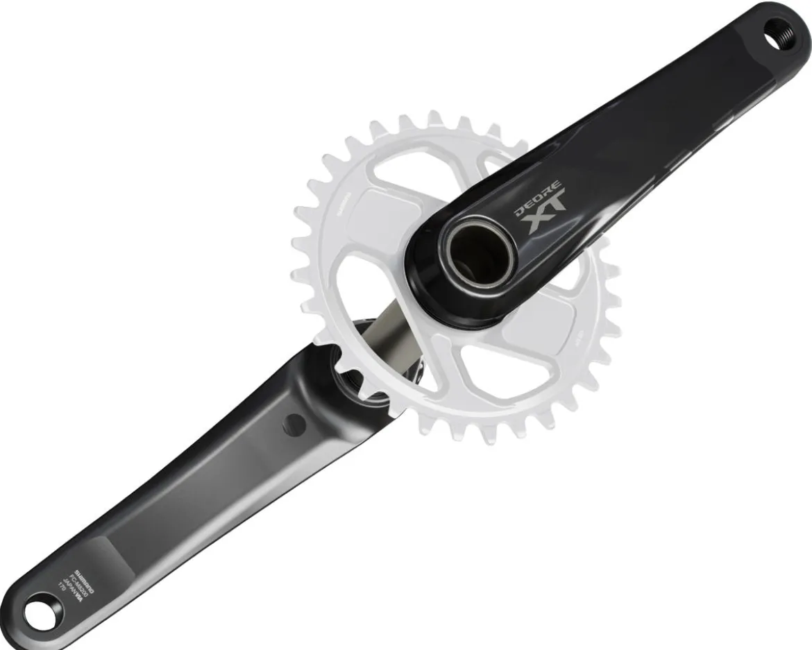 Shimano Deore XT FC-M8200 Crankset (Black) (1 x 12 Speed) (160mm) (Hollowtech II) (No Chainring)