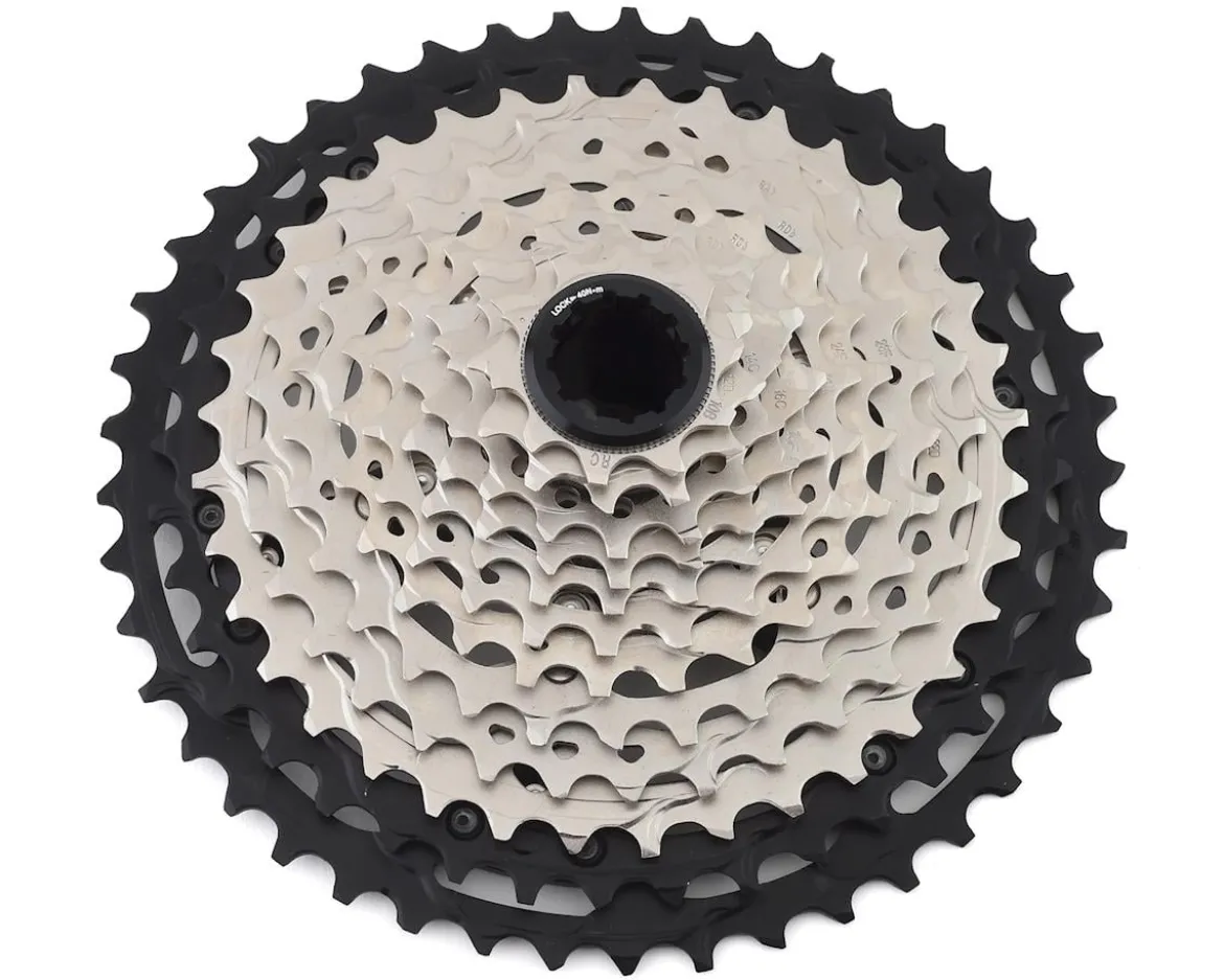 Shimano Deore XT/GRX CS-M8100 Cassette (Silver/Black) (12 Speed) (Micro Spline) (10-45T)