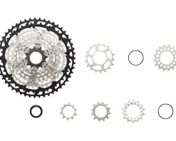 Shimano Deore XT/GRX CS-M8100 Cassette (Silver/Black) (12 Speed) (Micro Spline) (10-45T)