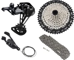 Shimano Deore XT M8100 Mountain Bike Mini Groupset (Black) (1 x 12 Speed) (Brakes Sold Separately)