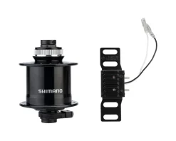 Shimano DH-UR705-3D Dynamo Front Disc Hub (Black) (Centerlock) (12 x 100mm) (36H)