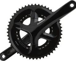 Shimano FC-RS520 Crankset (Black) (2 x 12 Speed) (165mm) (50/34T)