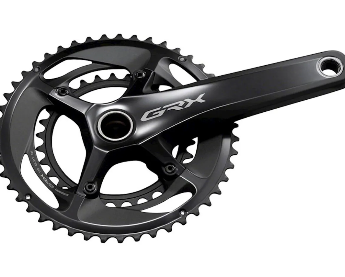 Shimano GRX FC-RX810-2 Crankset (Black) (2 x 11 Speed) (Hollowtech II) (170mm) (48/31T)