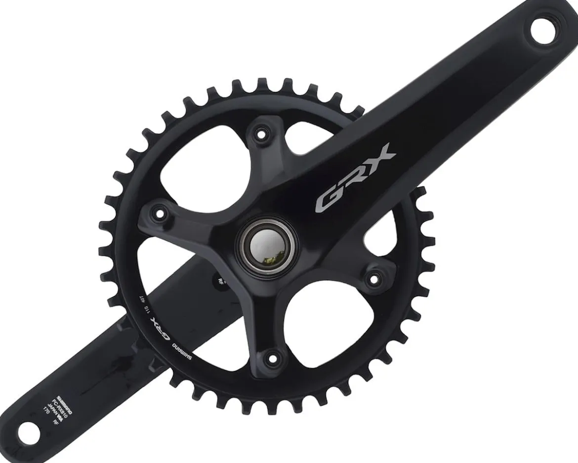 Shimano GRX FC-RX810 Crankset (Black) (1 x 11 Speed) (Hollowtech II) (170mm) (40T)