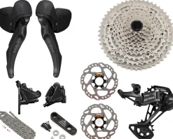 Shimano GRX RX610 Gravel Groupset (Black) (1 x 12 Speed) (10-51T)