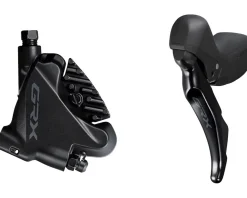 Shimano GRX ST-RX400 Hydraulic Disc Brake/Shift Lever Kit (Black) (Left) (Flat Mount) (2x) (Caliper Included)