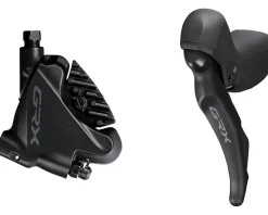 Shimano GRX ST-RX600 Hydraulic Disc Brake/Shift Lever Kit (Black) (Left) (Flat Mount) (2x) (Caliper Included)