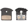 Shimano J04C-MF Disc Brake Pads & Springs (Metal Compound) (Finned Alloy & Stainless Steel Back Plate) (Box/25 Pairs)