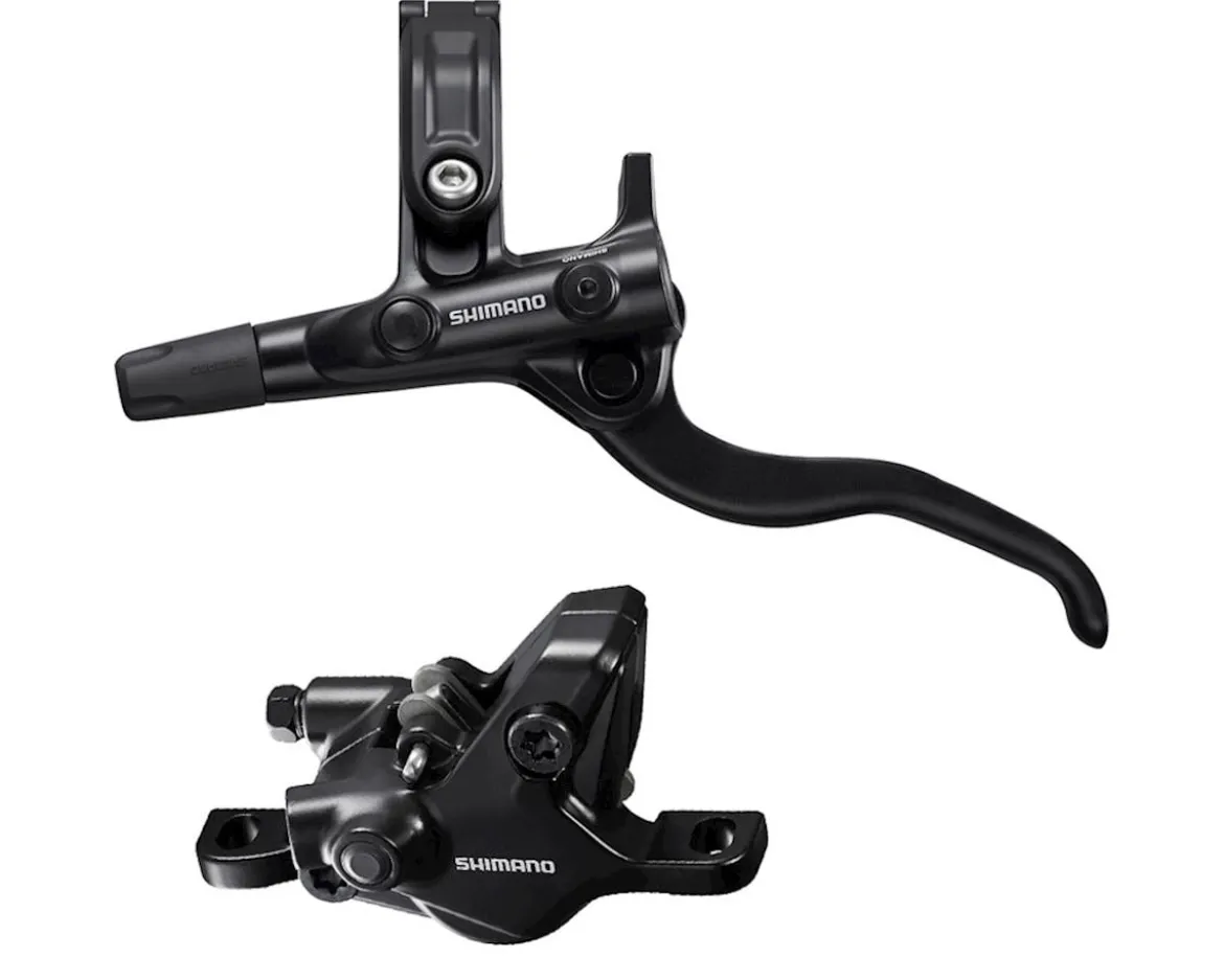 Shimano MT410 2-Piston Hydraulic Disc Brake Set (Black) (Resin Pad) (Post Mount) (Left) (Caliper Included)