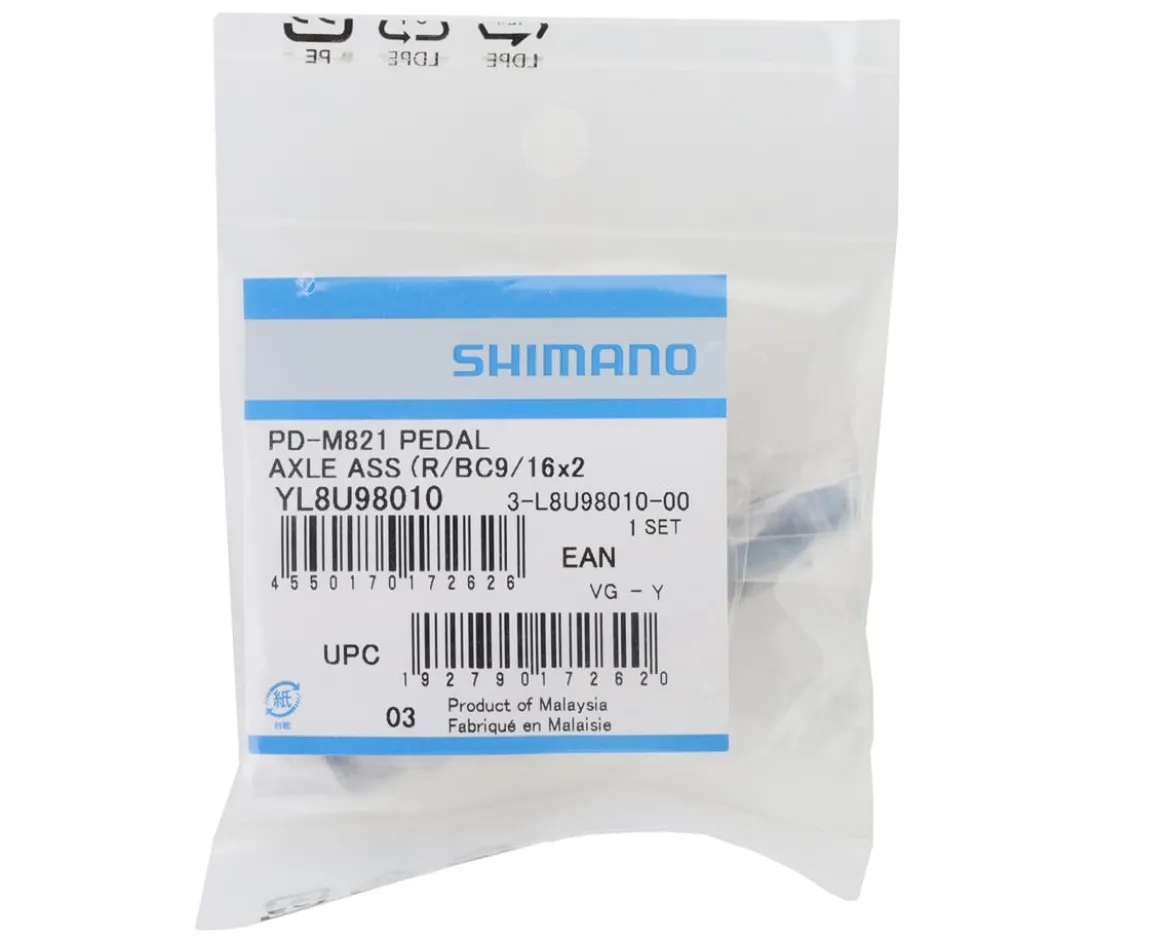 Shimano PD-M821 Pedal Axle Assembly (Right) (9/16") (Saint)
