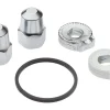 Shimano Rear Hub Nuts, Cog Snap Ring, & Non-Turn Washers (Alfine and Nexus) (For Track Type Dropouts)