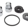 Shimano Rear Hub Nuts, Cog Snap Ring, & Non-Turn Washers (Alfine and Nexus) (For 38° Horizontal Dropouts)
