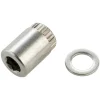 Shimano R140P/D Disc Brake Caliper Fixing Nut and Washer (Silver)