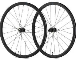 Shimano RS710 C32 Carbon Wheelset (Black) (Shimano HG 11/12) (700c) (Centerlock) (Tubeless)