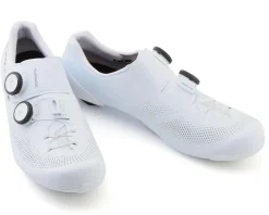 Shimano SH-RC903E S-PHYRE Road Bike Shoes (White) (Wide Version) (40) (Wide)